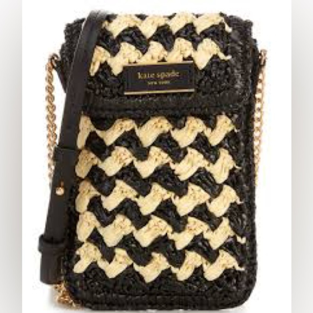 NWT kate spade New York
Striped Crochet Phone Crossbody Bag SO CUTE!